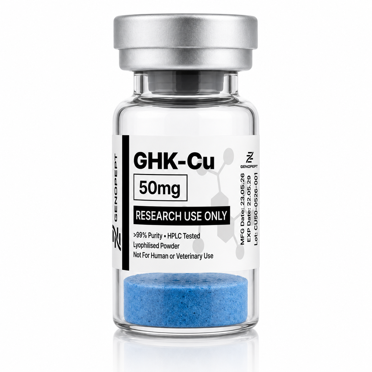 GHK-Cu Copper Peptide | Pre-Filled Pens & Research Vials | GENOPEPT