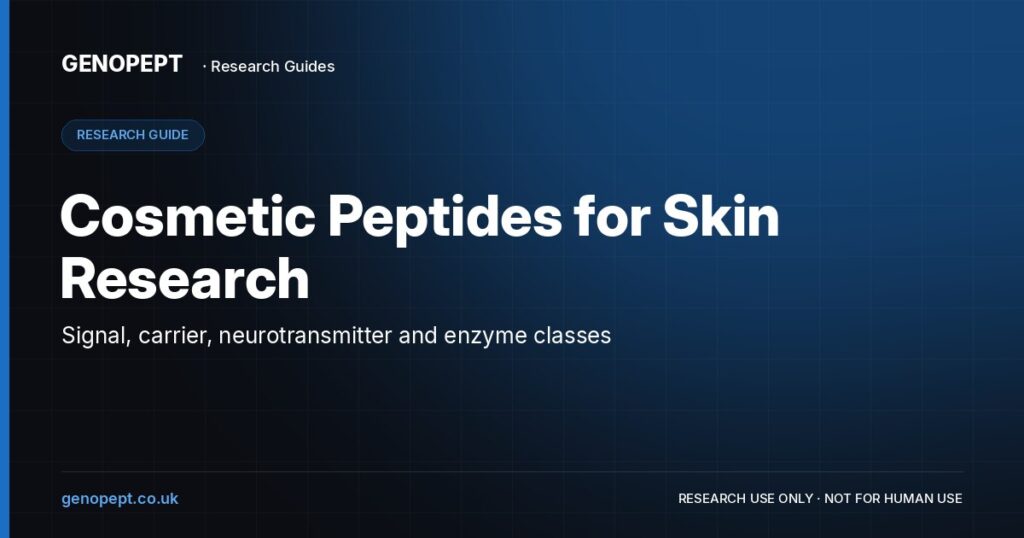 Cosmetic Peptides for Skin Research — GenoPept research guide (research use only)