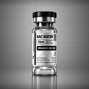 Bacteriostatic water 10ml vial, 0.9% benzyl alcohol, sealed multi-dose diluent for research peptides – GenoPept UK