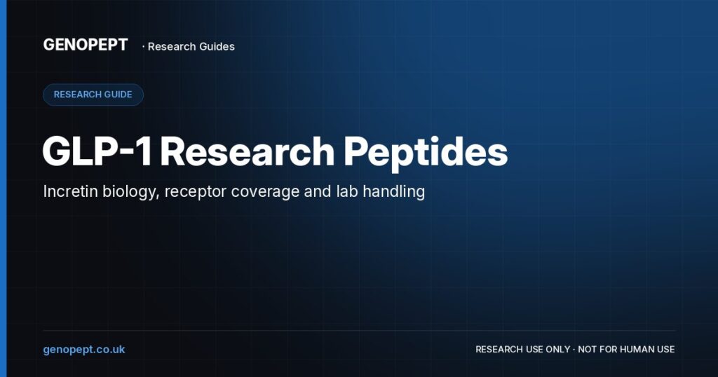 GLP-1 Research Peptides — GenoPept research guide (research use only)