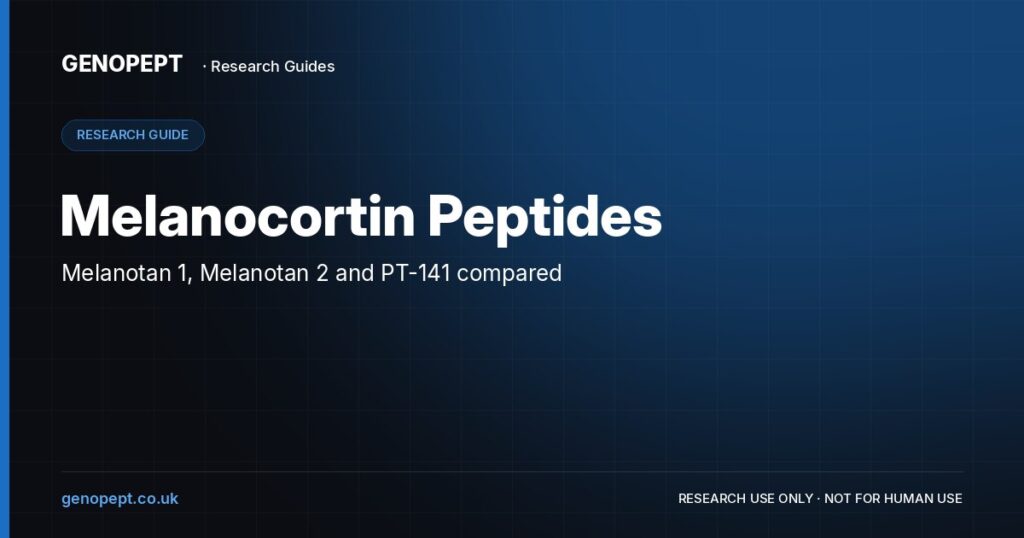 Melanocortin Peptides — GenoPept research guide (research use only)