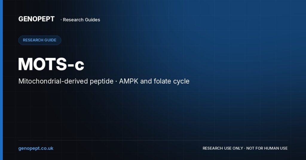 MOTS-c — GenoPept research guide (research use only)