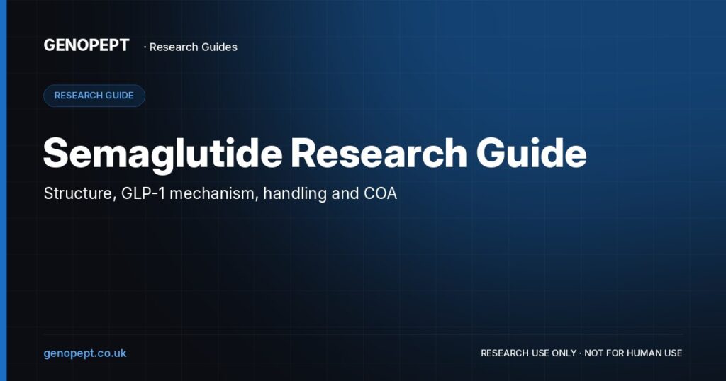 Semaglutide Research Guide — GenoPept research guide (research use only)