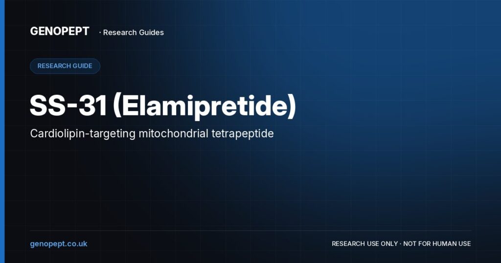 SS-31 (Elamipretide) — GenoPept research guide (research use only)